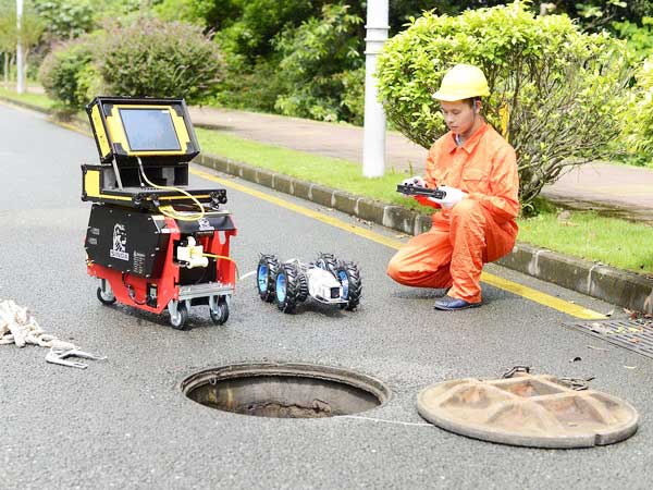 鸡东管道机器人检测